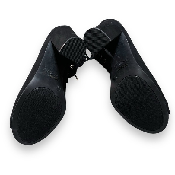 Army Black Open Toe Lace Up Booties with Army Patches Women’s Size 6US/36(EU) - Picture 7 of 9